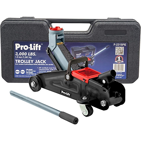 Pro-Lift 3,000 lb. Trolley Jack with Blow Mold Case