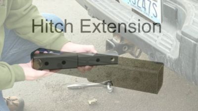 Image showing  11 in. Adjustable Trailer Hitch Extension