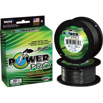 PowerPro 150 yd. Spectra Moss Green Braided Fishing Line, 65 lb.