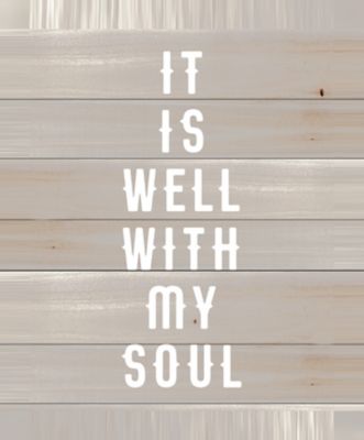Designs Direct It Is Well With My Soul 16x20 Canvas Wall Art At Tractor Supply Co