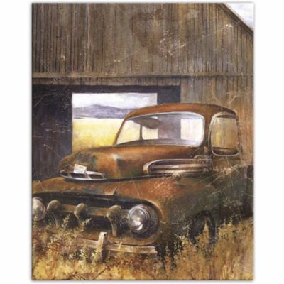 Designs Direct Rusty Farm Truck Two 16x20 Canvas Wall Art At Tractor Supply Co