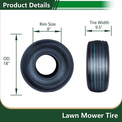 Image showing  18x9.5-8 4PR SU08 Rib Replacement Tire