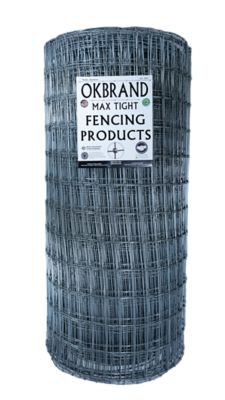 OKBRAND 200 ft. x 48 in. MAX-TIGHT Square Knot Class ! Galvanized Horse Fence