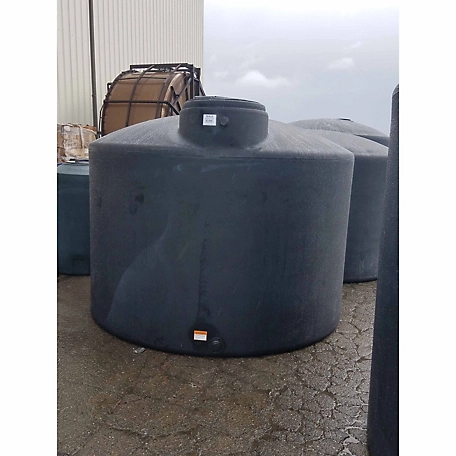 Norwesco 2,500 gal. Water Only Tank, Black