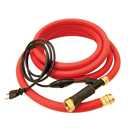 K&H Pet Products 1 in. x 20 ft. Thermo-Hose, Red, Rubber, 100 W