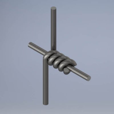 Image showing  330 ft. x 48 in. Hinge Joint CL1 Galvanized Sheep and Goat Fence