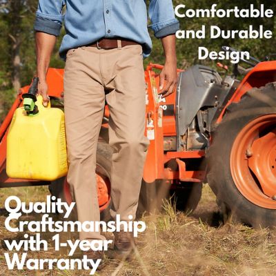 Image showing  Men's Relaxed Fit Mid-Rise 5-Pocket Canvas Pants