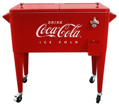 Leigh Country 80 Qt Coca Cola Embossed Ice Cold Cooler Cp 98121