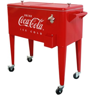 Image showing  80 qt. Coca-Cola Embossed Ice-Cold Cooler