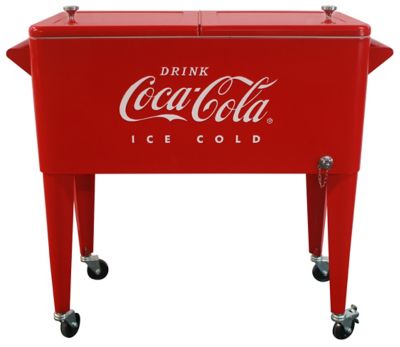 Image showing  80 qt. Coca-Cola Embossed Ice-Cold Cooler