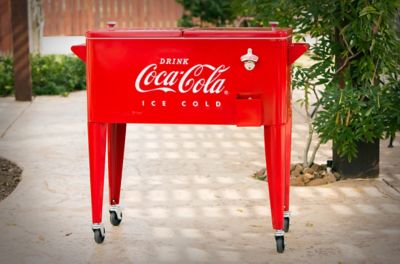 Image showing 5 th Leigh Country 80 qt. Coca-Cola Embossed Ice-Cold Cooler