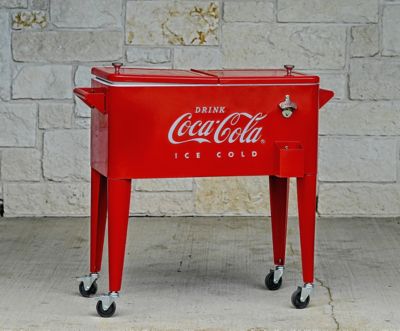 Image showing 6 th Leigh Country 80 qt. Coca-Cola Embossed Ice-Cold Cooler