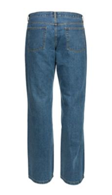 Image showing  Men's Relaxed Fit Mid-Rise Denim 5-Pocket Jeans