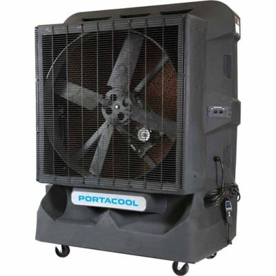 Portacool Cyclone 160 Portable Evaporative Cooler, 2,100 sq. ft., 1 Speed, 36 in -  PACCY160GA1