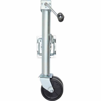 NBJINGYI Heavy Duty Trailer Tongue Jack Stand With Dual Wheel - 1200/2000lb Capacity - Swing-Up Swivel