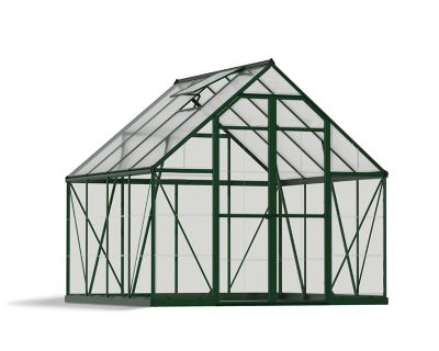 Canopia by Palram 8 ft. x 8 ft. Green I Balance Hobby Greenhouse