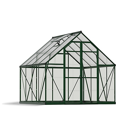 Canopia by Palram 8 ft. x 8 ft. Green I Balance Hobby Greenhouse