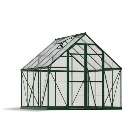 Canopia by Palram 8 ft x 8 ft Green Scale I Hobby Greenhouse Hobby Greenhouses