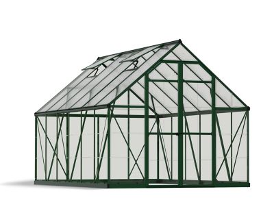 Canopia by Palram 8 ft. L x 12 ft. W Green I Balance Hobby Greenhouse