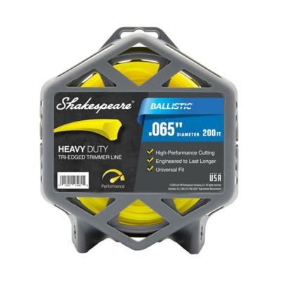 Shakespeare Universal Ballistic Round Shape Trimmer Line, 0.065 in. x 200 ft.