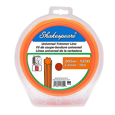 Shakespeare Universal Geared Trimmer Line, 0.095 in. x 125 ft.