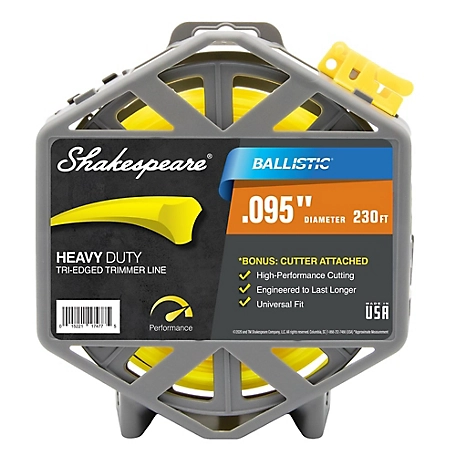 Shakespeare Universal Ballistic Triangle Shape Trimmer Line, 0.095 in. x  230 ft. at Tractor Supply Co.