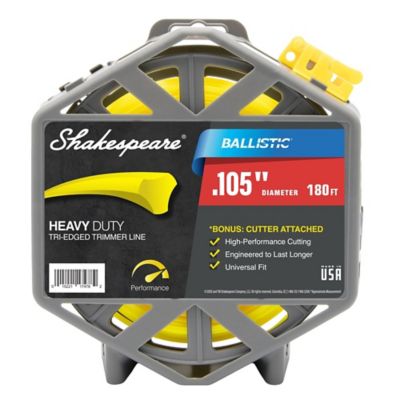 Shakespeare Universal Ballistic Triangle Shape Trimmer Line, 0.105 in. x 180 ft.