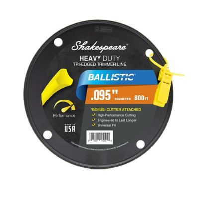 Image showing  0.095 in. x 800 ft. Ballistic Tri-Edged Trimmer Line