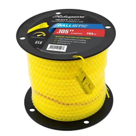 Shakespeare Three-Edge Ballistic Trimmer Line 0.105-in x 705-ft Trimmer Lines Spools & Blades