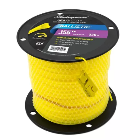 Shakespeare Tri-Edge Ballistic Trimmer Line 0.155-in x 336-ft Trimmer Lines Spools & Blades