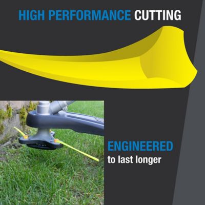 Image showing  0.155 in. Ballistic Tri-Edged Trimmer Line Replacement Strips, 36-Pack