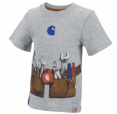 Image showing  Infant Boys' Short-Sleeve Tool Belt T-Shirt