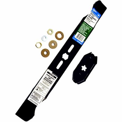 Image showing  21 in. Universal 3-in-1 Mulching Lawn Mower Blade for Bolens, Craftsman, Huskee, Husqvarna, Lawn-Boy and MTD Mowers