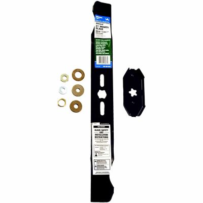 Image showing  21 in. Universal 3-in-1 Mulching Lawn Mower Blade for Bolens, Craftsman, Huskee, Husqvarna, Lawn-Boy and MTD Mowers