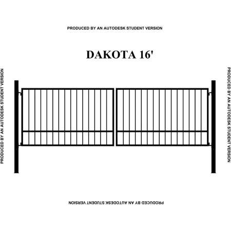 Gate Builders 16' x 5' Dakota Gate Driveway Gates