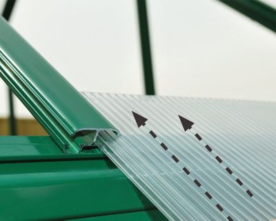 Image showing 8 th Canopia by Palram 8 L x 16 W ft.Balance Greenhouse, Green