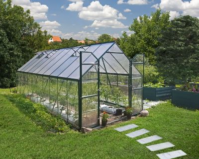 Image showing  8 x 20ft. Balance Greenhouse, Green
