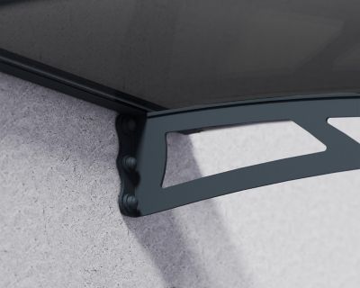 Image showing 6 th Canopia by Palram 118.9 x 36.25in. Aquila 3000 Awning, Solar Gray