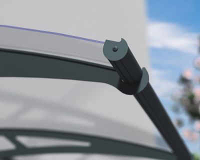 Image showing 7 th Canopia by Palram 178.3 x 36.25in. Aquila 4500 Awning, Clear