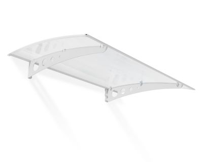 Canopia by Palram 35 in. x 53.1 in. Lyra 1350 Awning, White/Clear