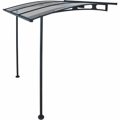 Canopia by Palram 78.9 in. x 79.7 in. Vega 2000 Awning, Gray/Clear