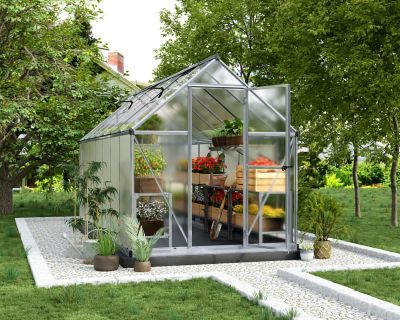 Image showing  6 ft. L x 14 ft. W Silver Canopia I Mythos Greenhouse