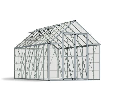 Canopia by Palram 8 ft. x 16 ft. Silver I Snap and Grow Greenhouse