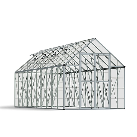 Canopia by Palram 8 ft. x 20 ft. Silver I Snap and Grow Greenhouse