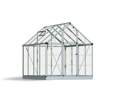 Canopia by Palram 6 ft. x 8 ft. Silver Canopia I Snap and Grow Greenhouse