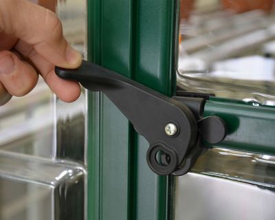 Image showing 7 th Canopia by Palram 8 L x 6 W ft. Hybrid Greenhouse, Green Canopia