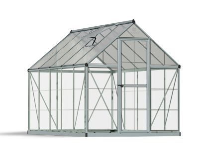 Canopia by Palram 10 ft. L x 6 ft. W Silver I Hybrid Greenhouse