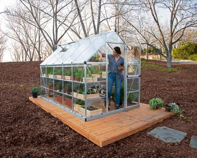 Image showing  10 L x 6 W ft. Silver I Hybrid Greenhouse