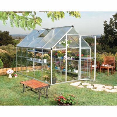 Image showing  10 L x 6 W ft. Silver I Hybrid Greenhouse