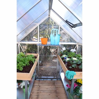 Image showing  10 L x 6 W ft. Silver I Hybrid Greenhouse